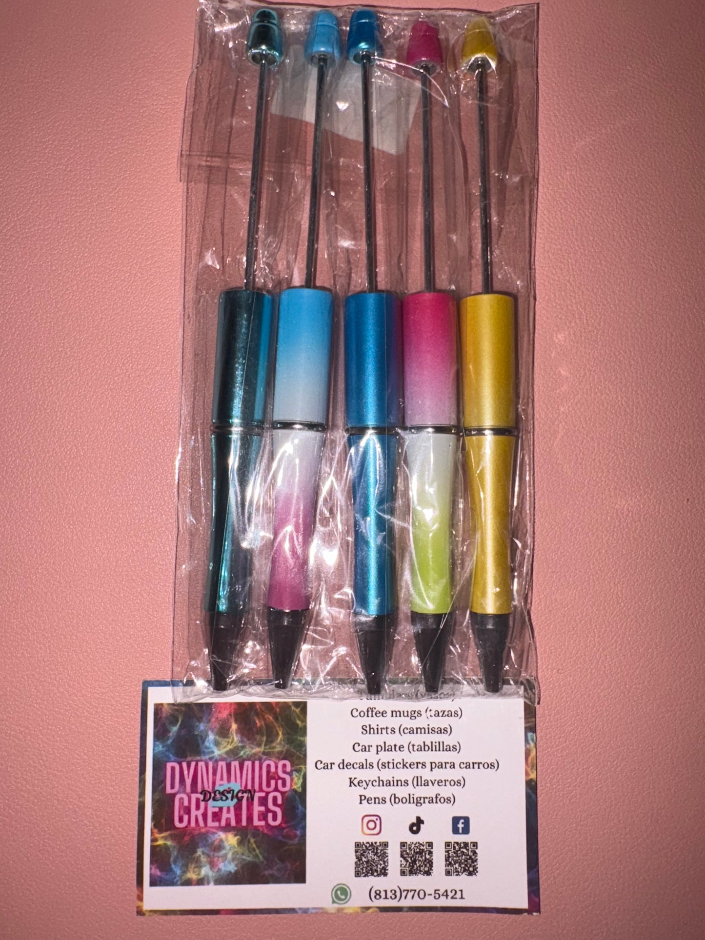 Beadable pens