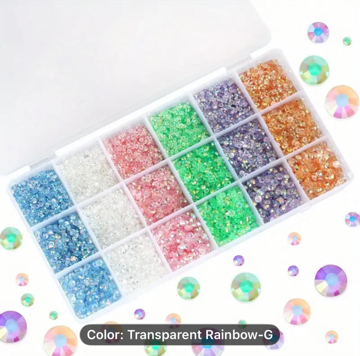 2,000 2 3 4 5mm Pink AB Resin Flatback Rhinestones Kit, Jelly Resin Non-Hotfix Rhinestones for Crafts DIY Design, Tumblers, Clothes, Nail Art