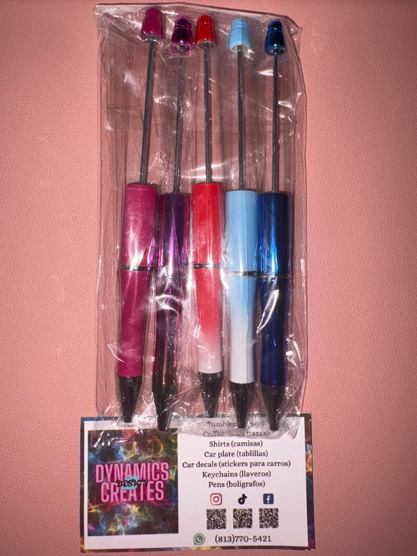 Beadable pens