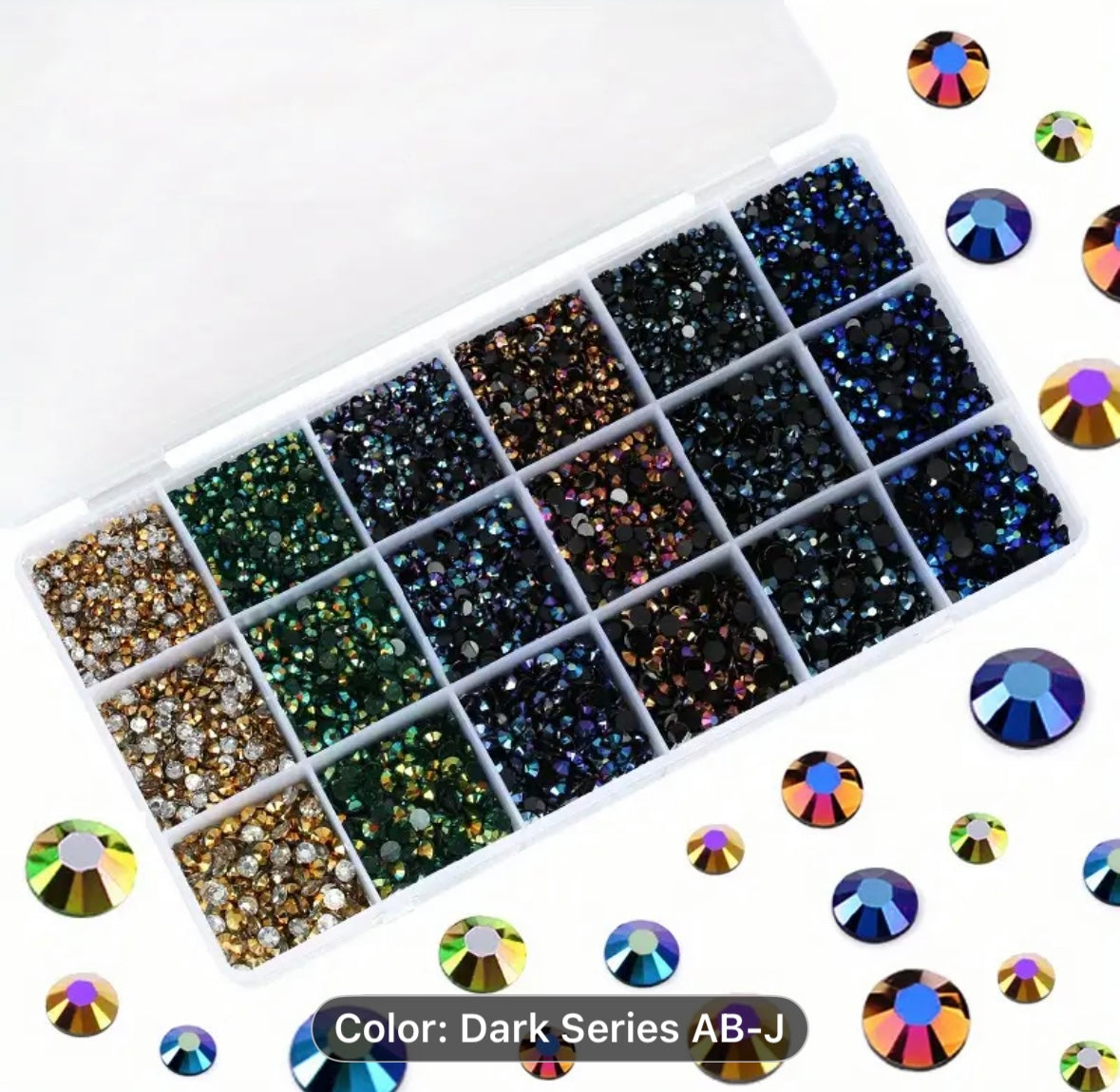 2,000 2 3 4 5mm Pink AB Resin Flatback Rhinestones Kit, Jelly Resin Non-Hotfix Rhinestones for Crafts DIY Design, Tumblers, Clothes, Nail Art