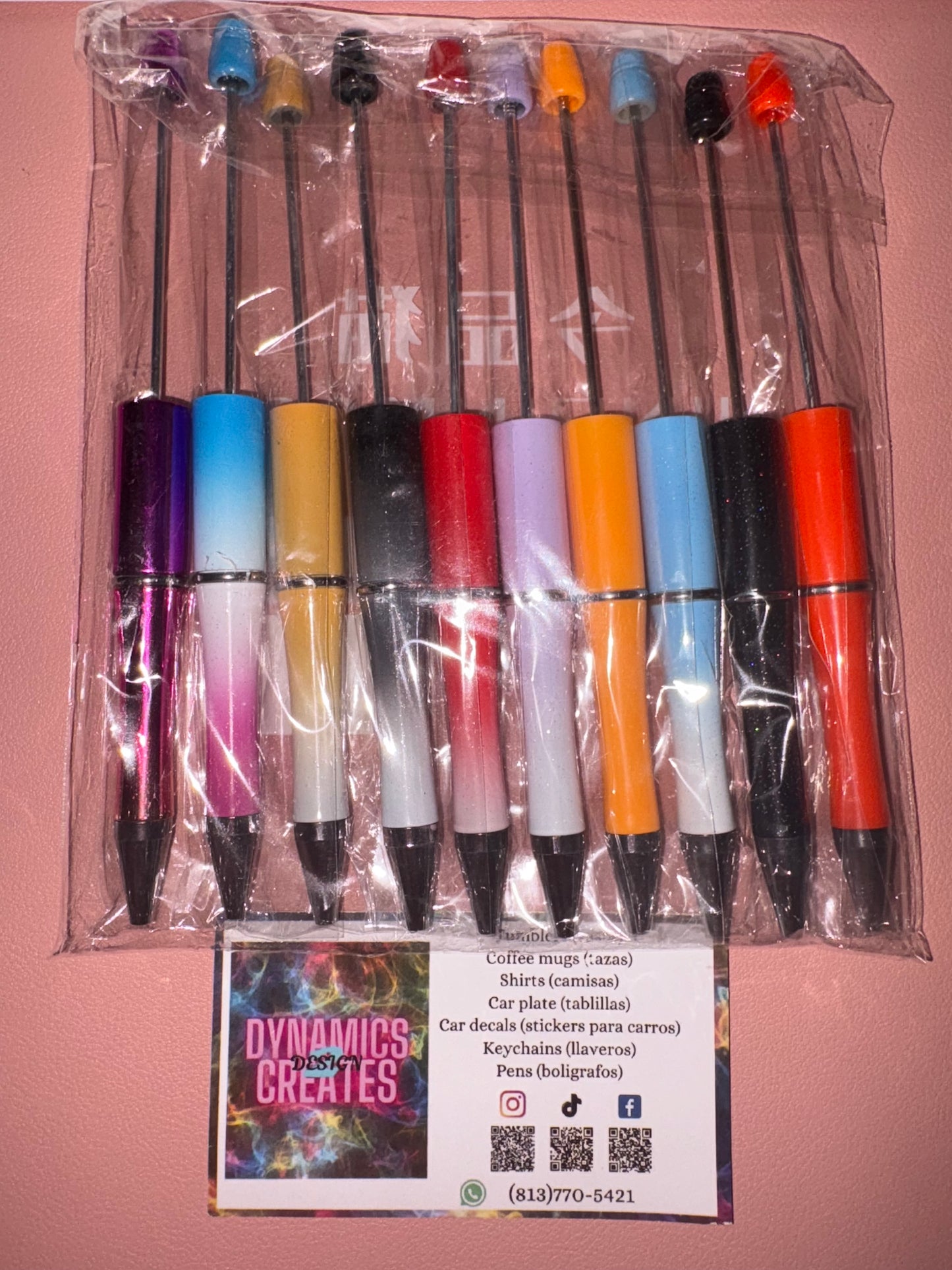 Beadable pens