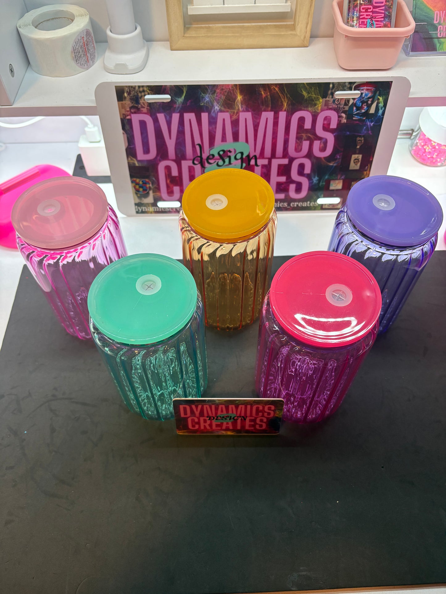 Glass cup set