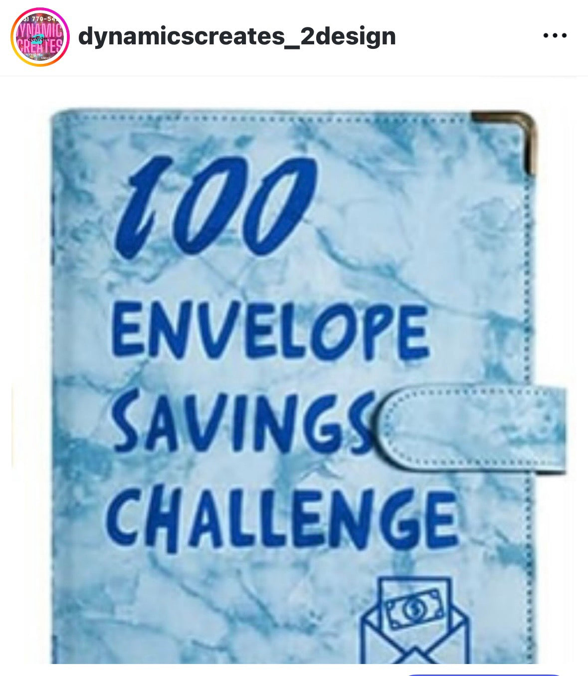 100 Envelopes Savings Challenge Binder