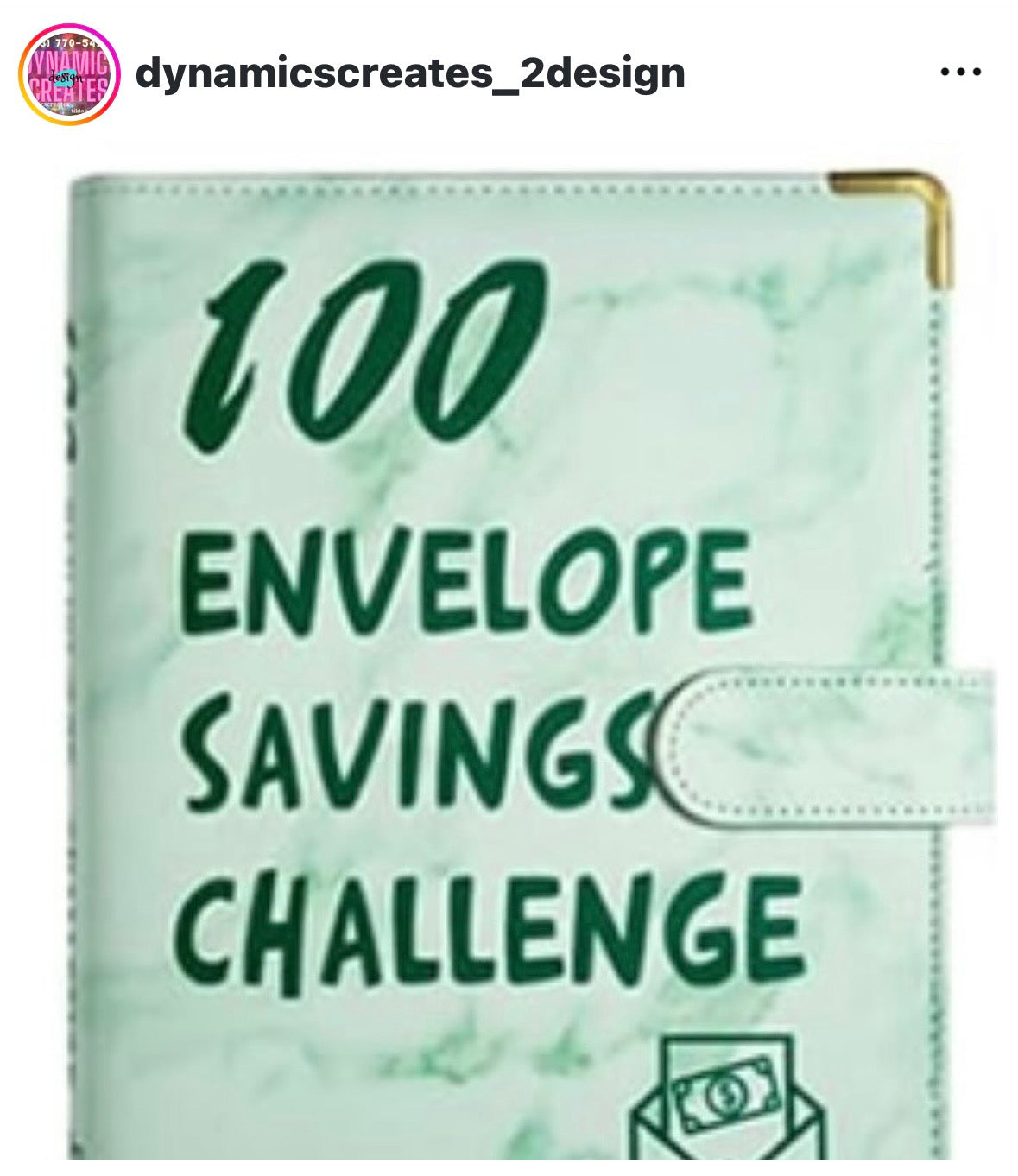 100 Envelopes Savings Challenge Binder