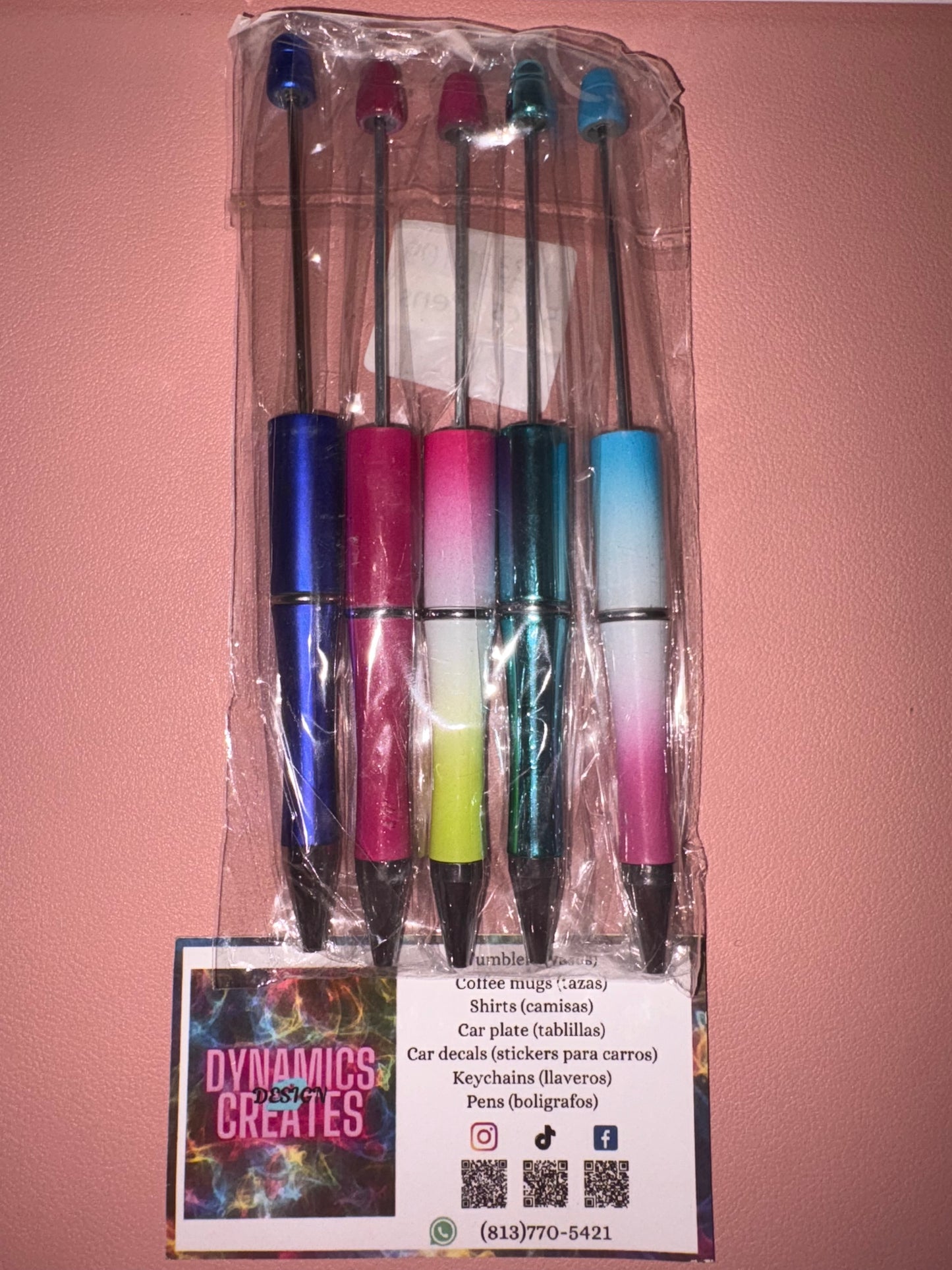 Beadable pens