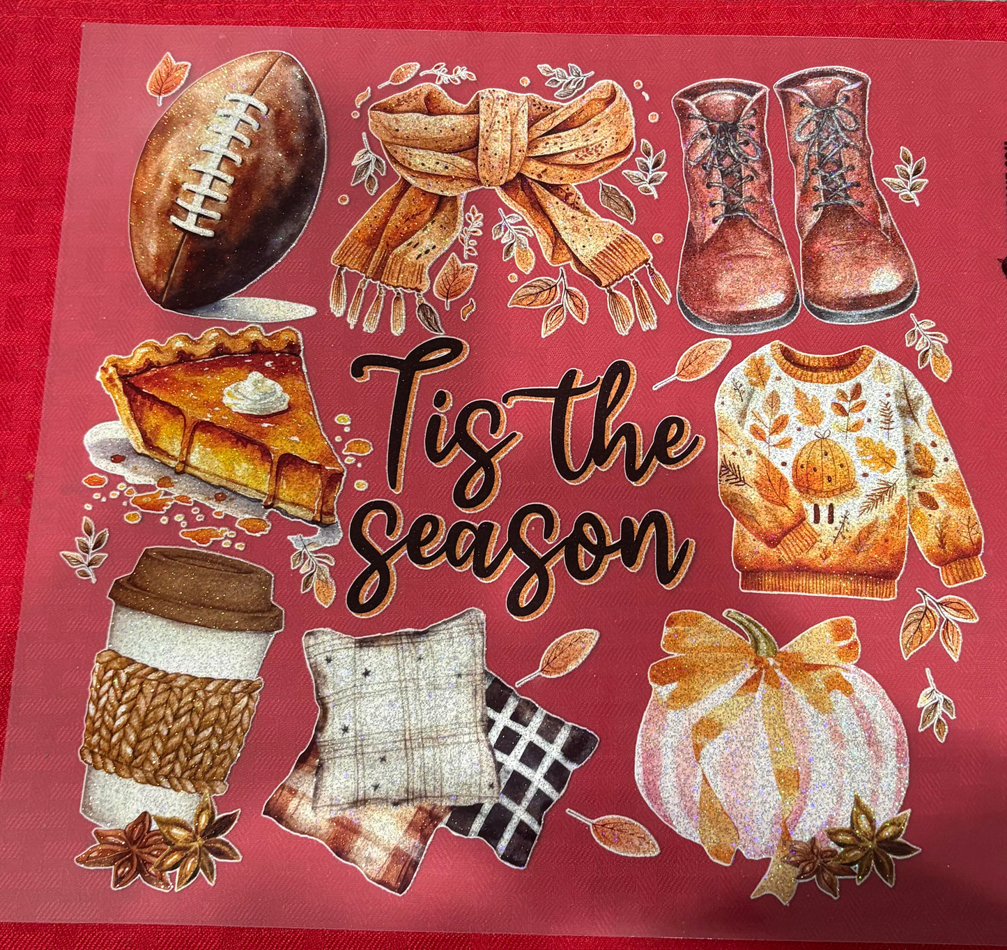 Glitter Clear Films Screen Prints