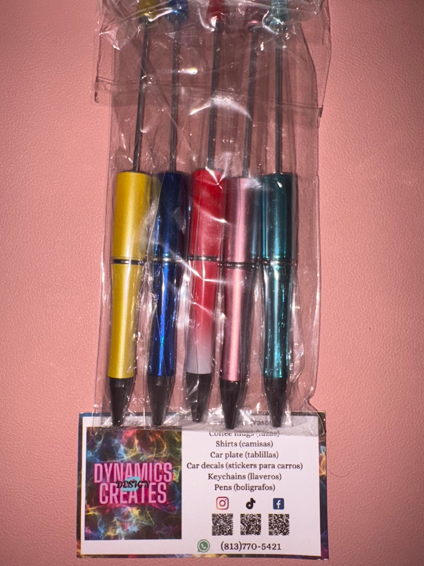 Beadable pens