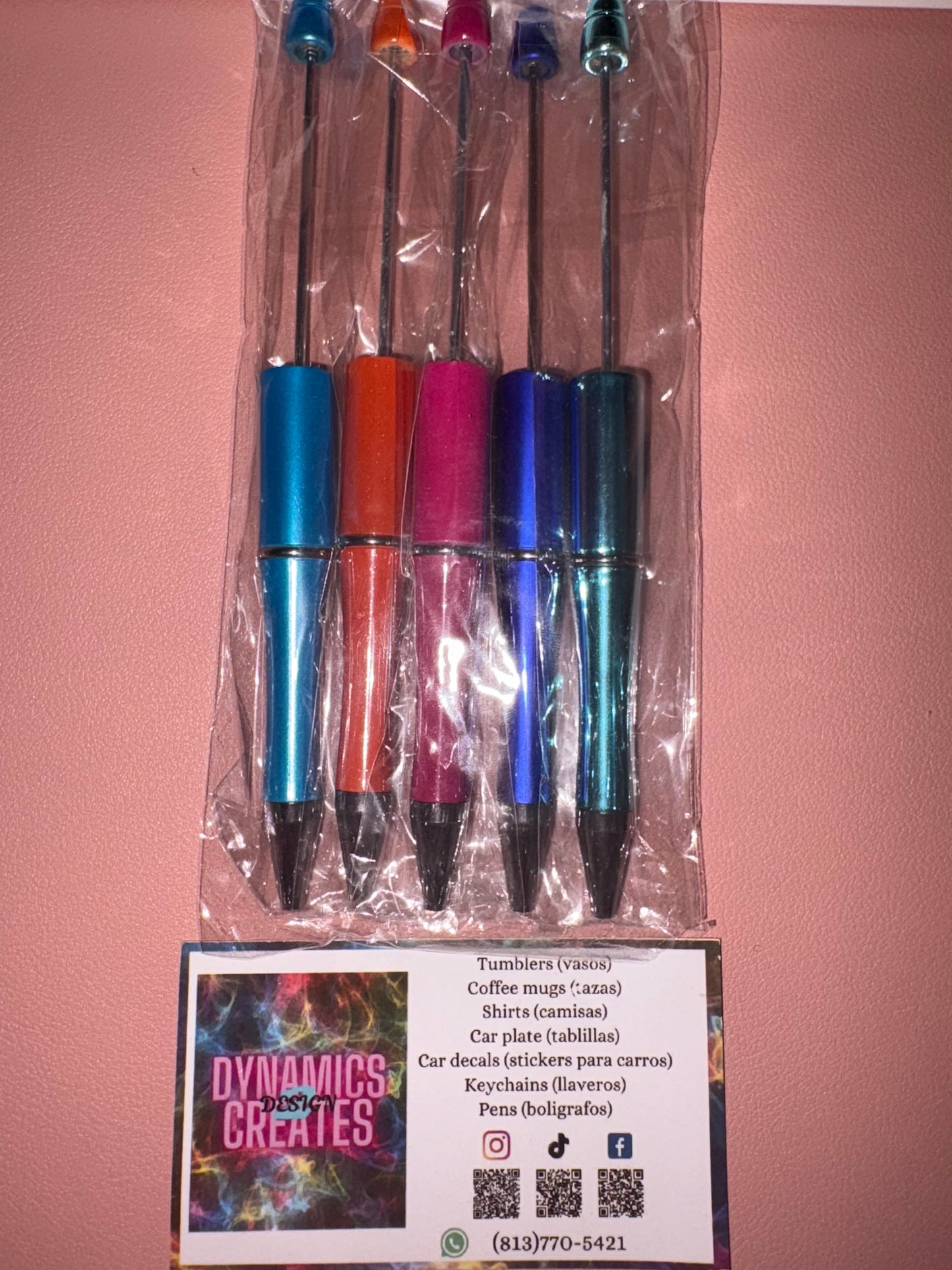 Beadable pens
