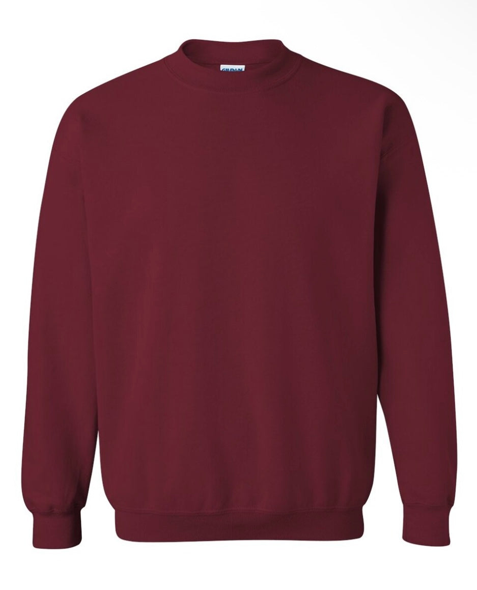 Crewneck Pick your Color & Size Then Claim Design Live Only