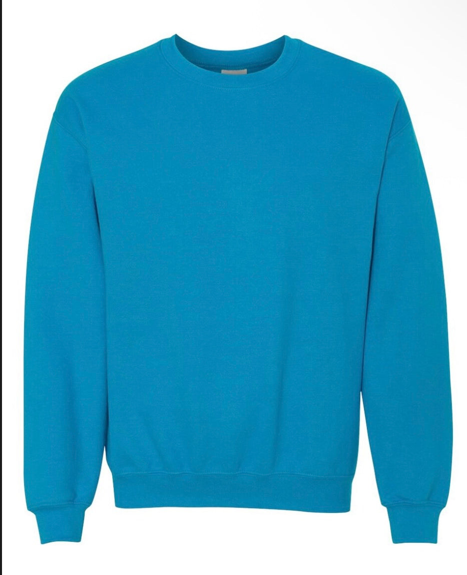 Crewneck Pick your Color & Size Then Claim Design Live Only