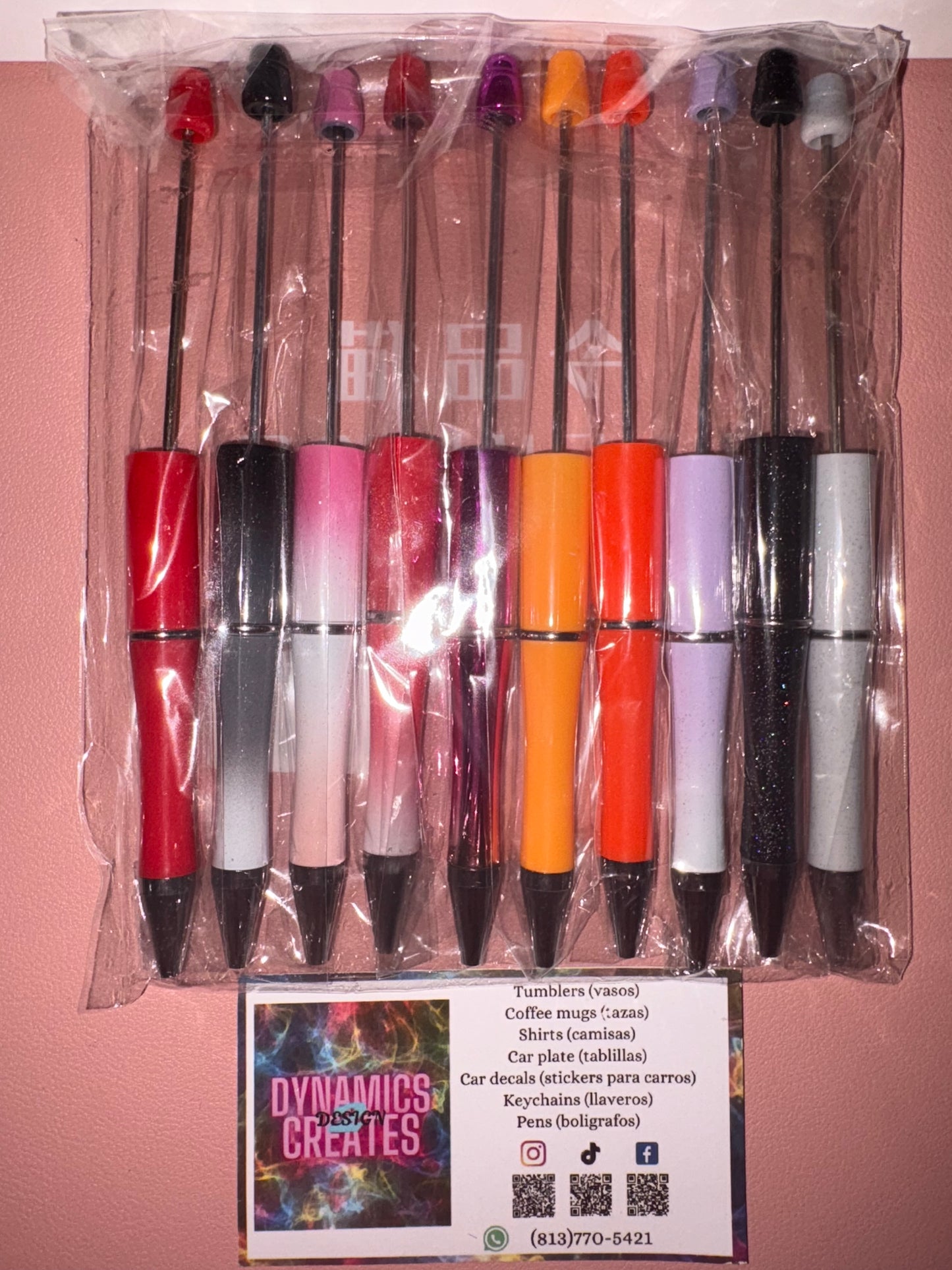 Beadable pens