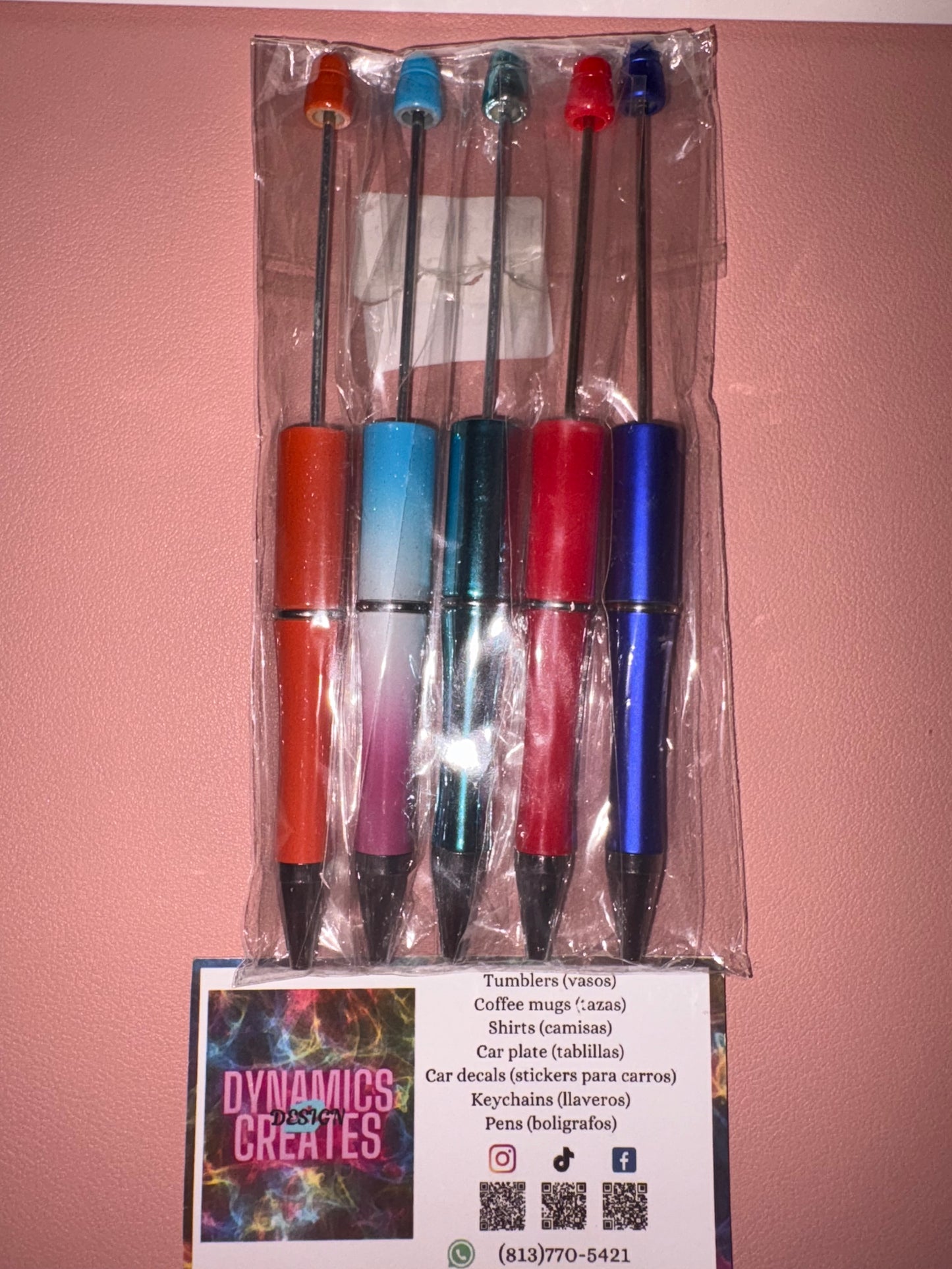 Beadable pens