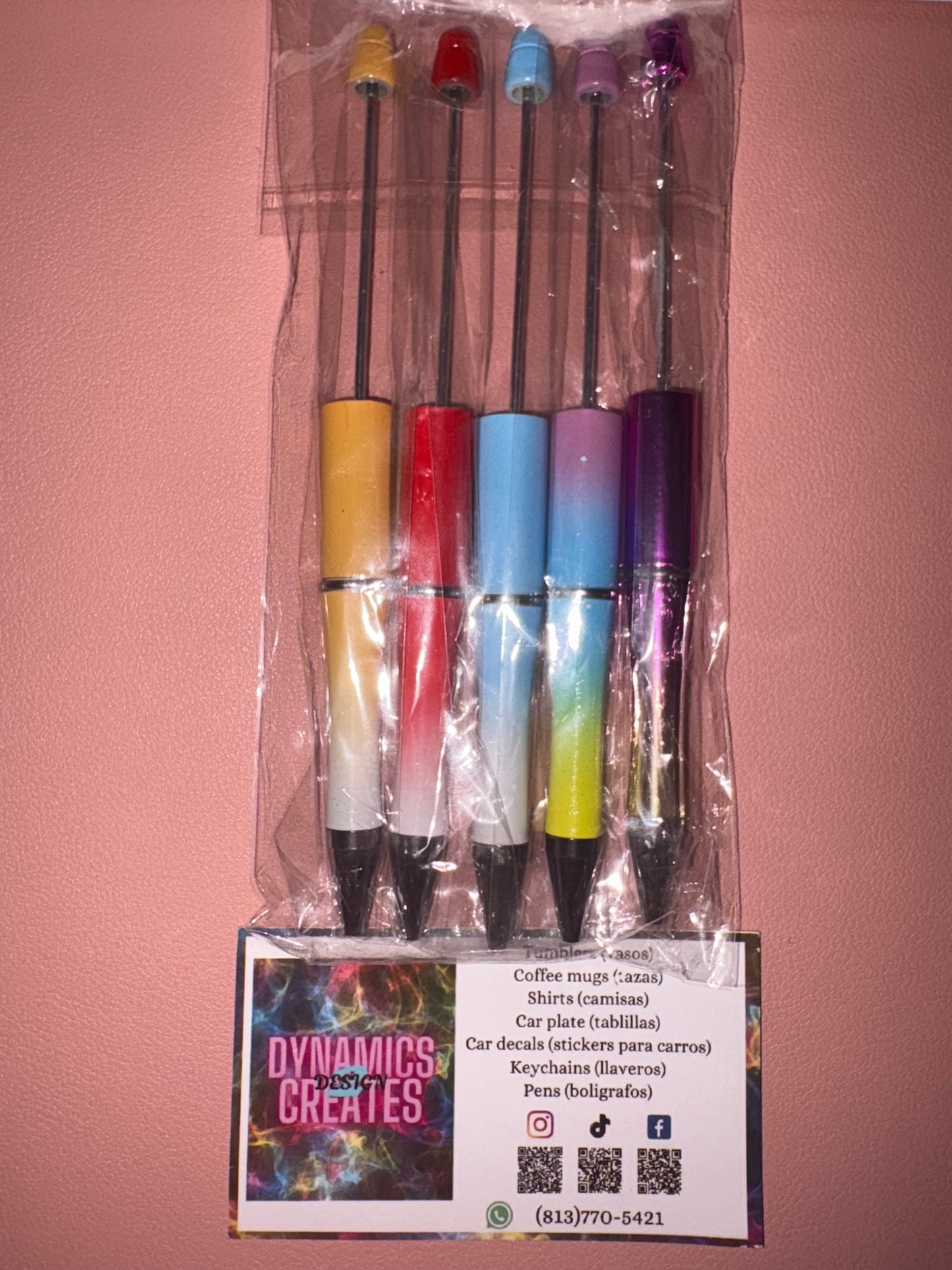 Beadable pens