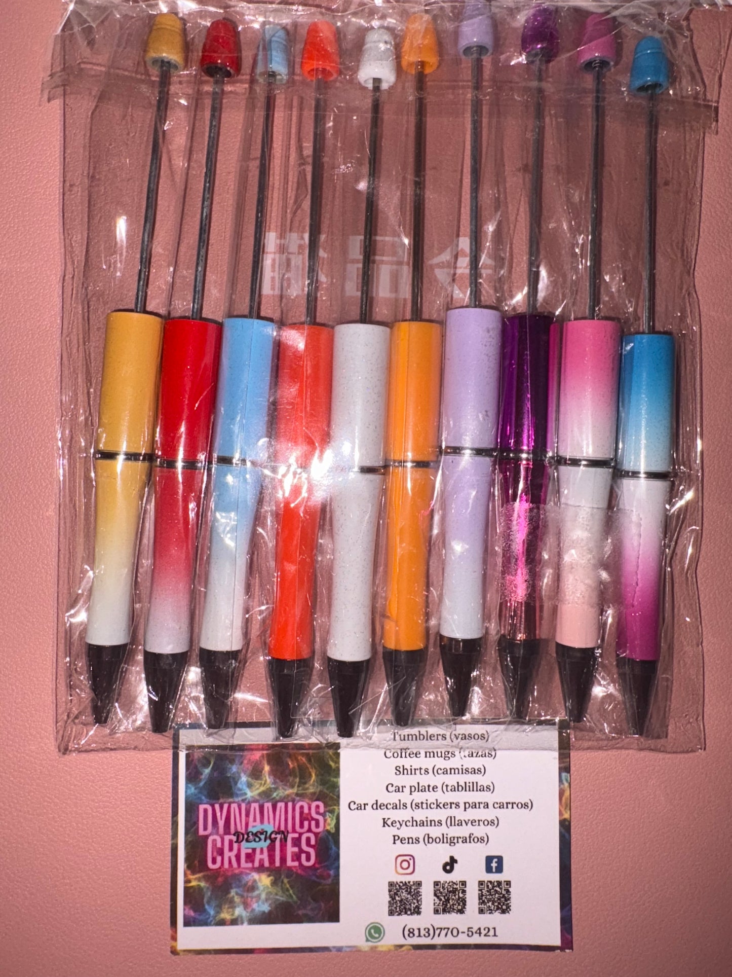 Beadable pens