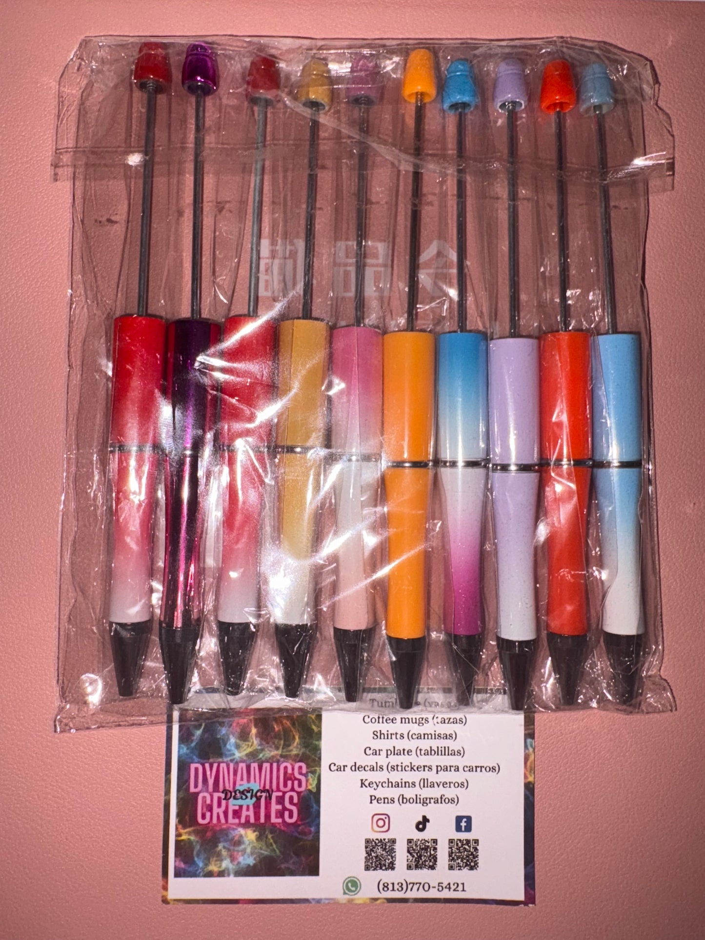 Beadable pens