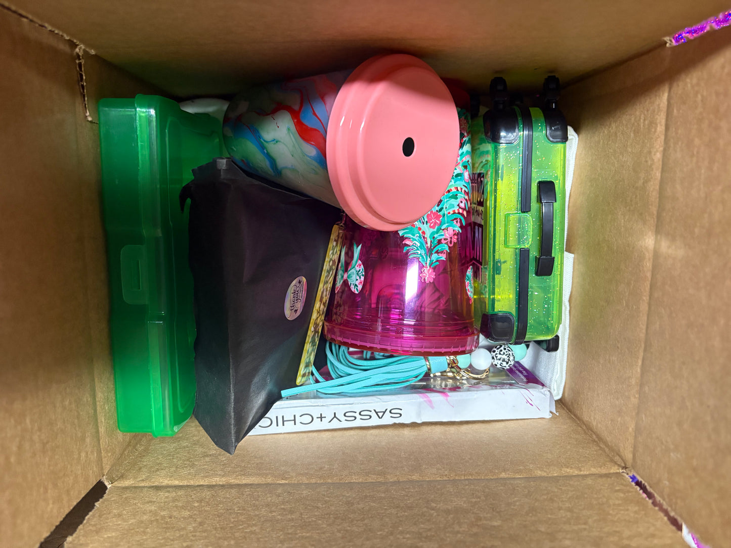 Mix box with a surprise gift