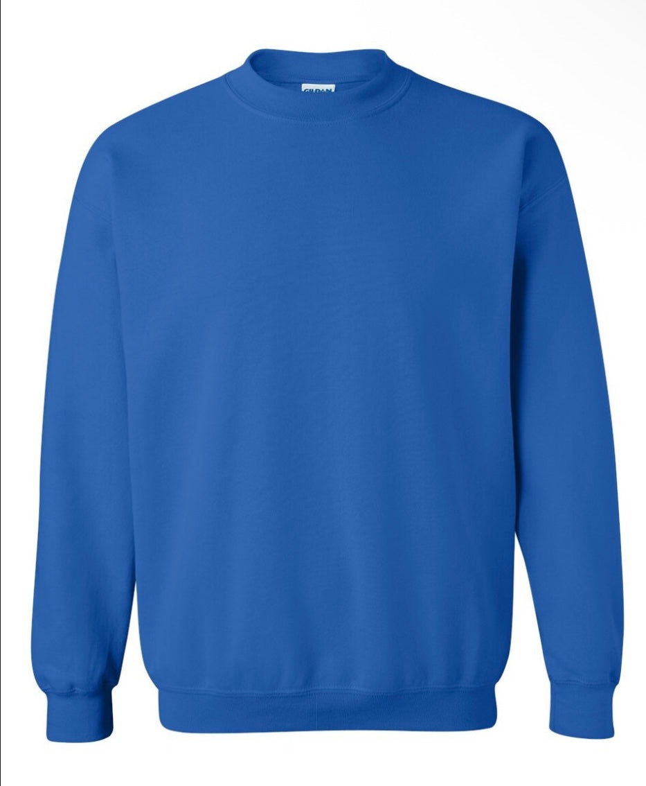 Crewneck Pick your Color & Size Then Claim Design Live Only