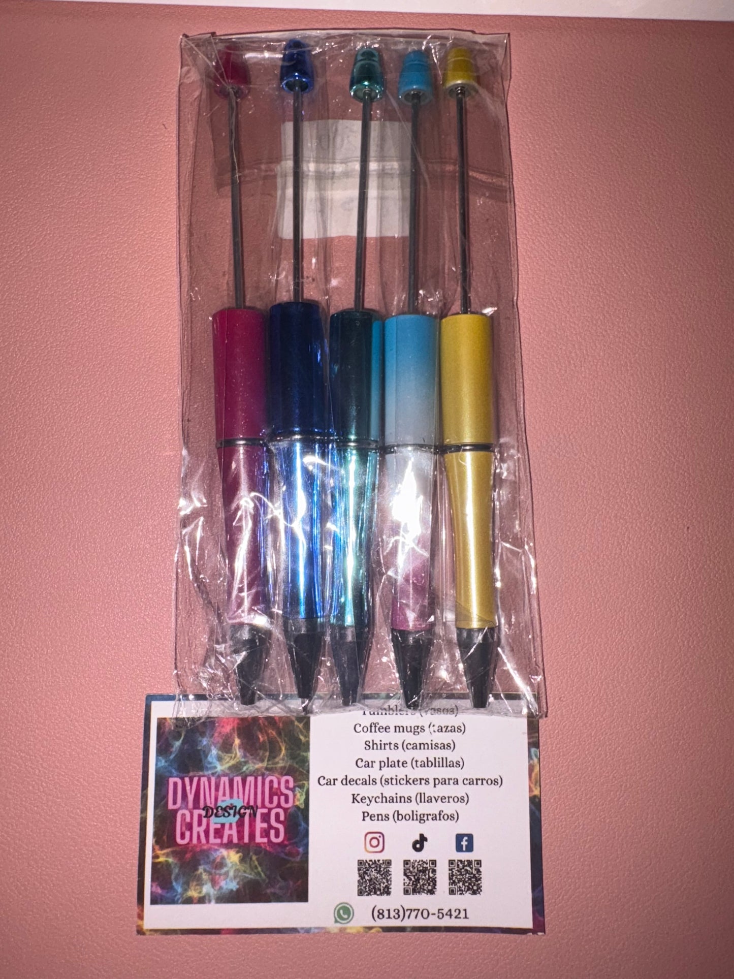 Beadable pens