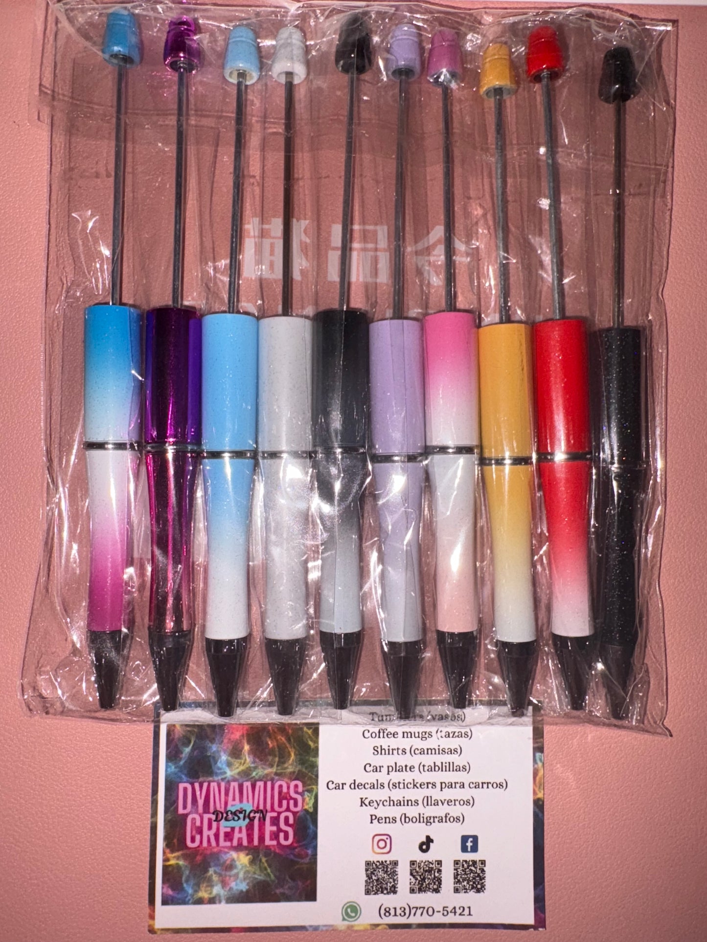 Beadable pens