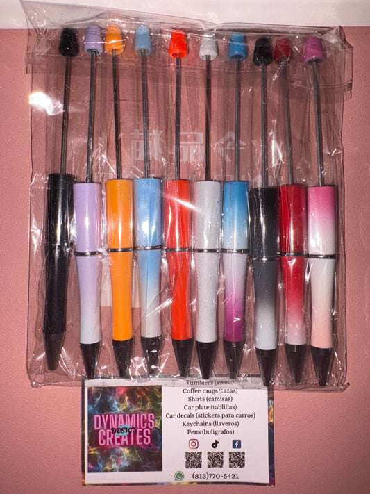 Beadable pens