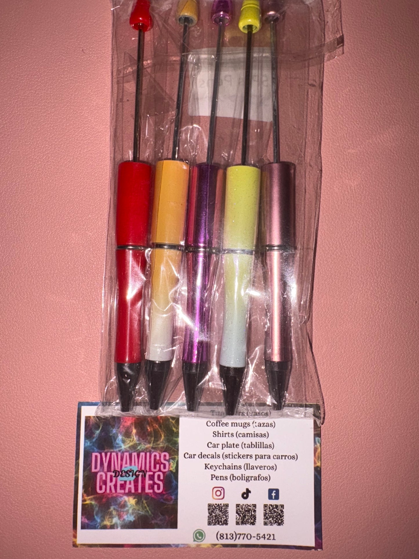 Beadable pens