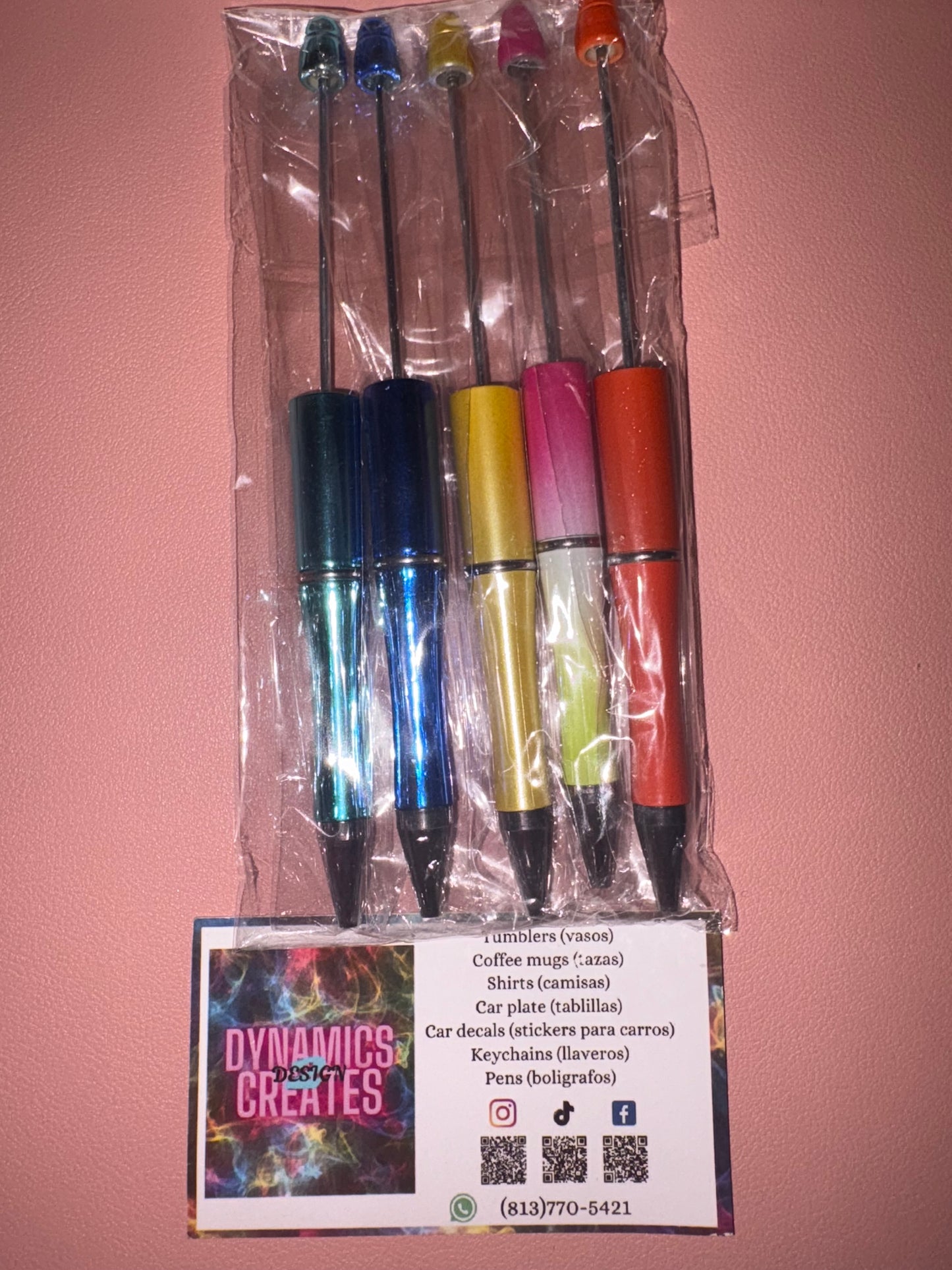 Beadable pens