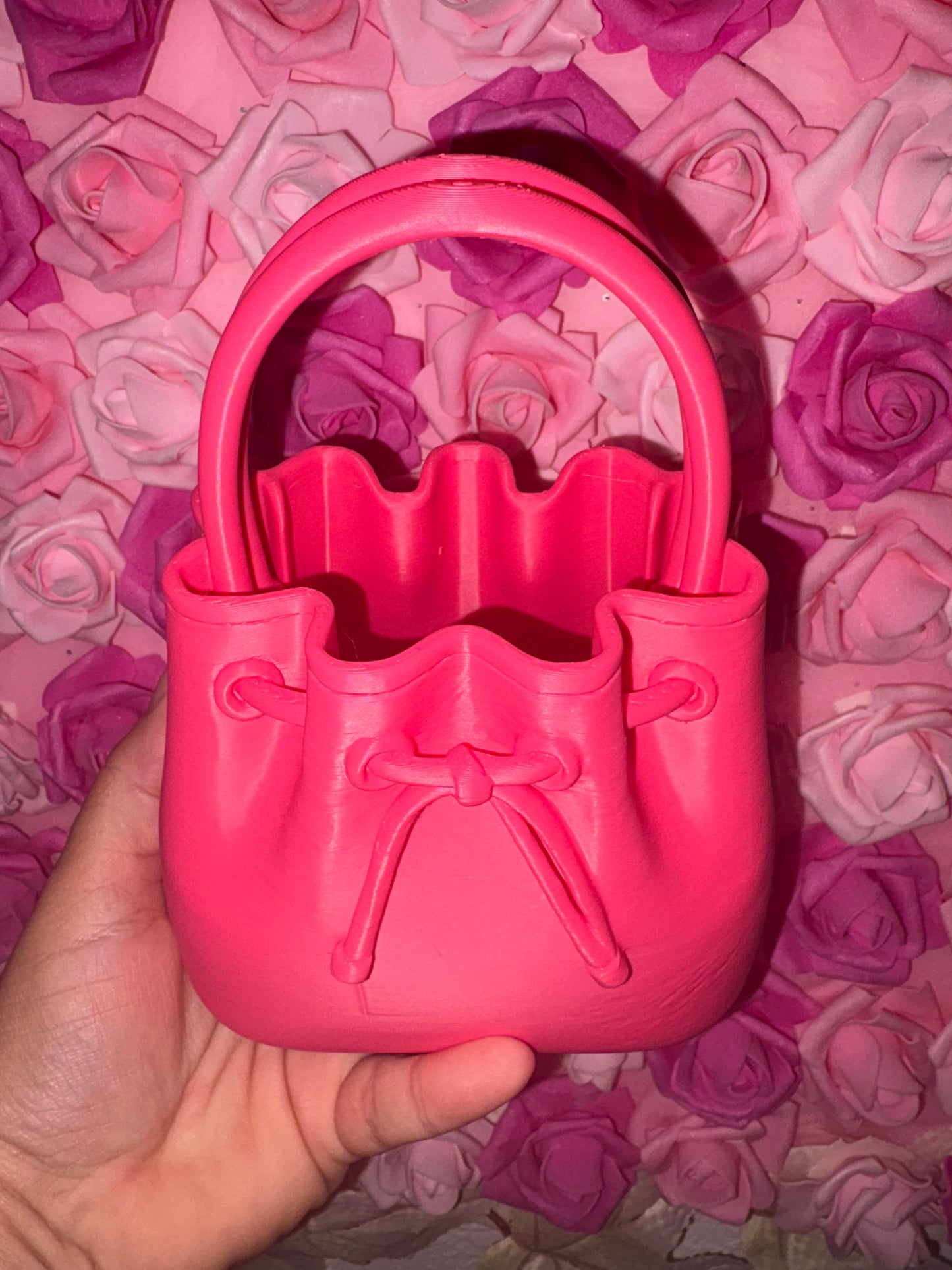 3D Mini Purse Makeup Brush Holder