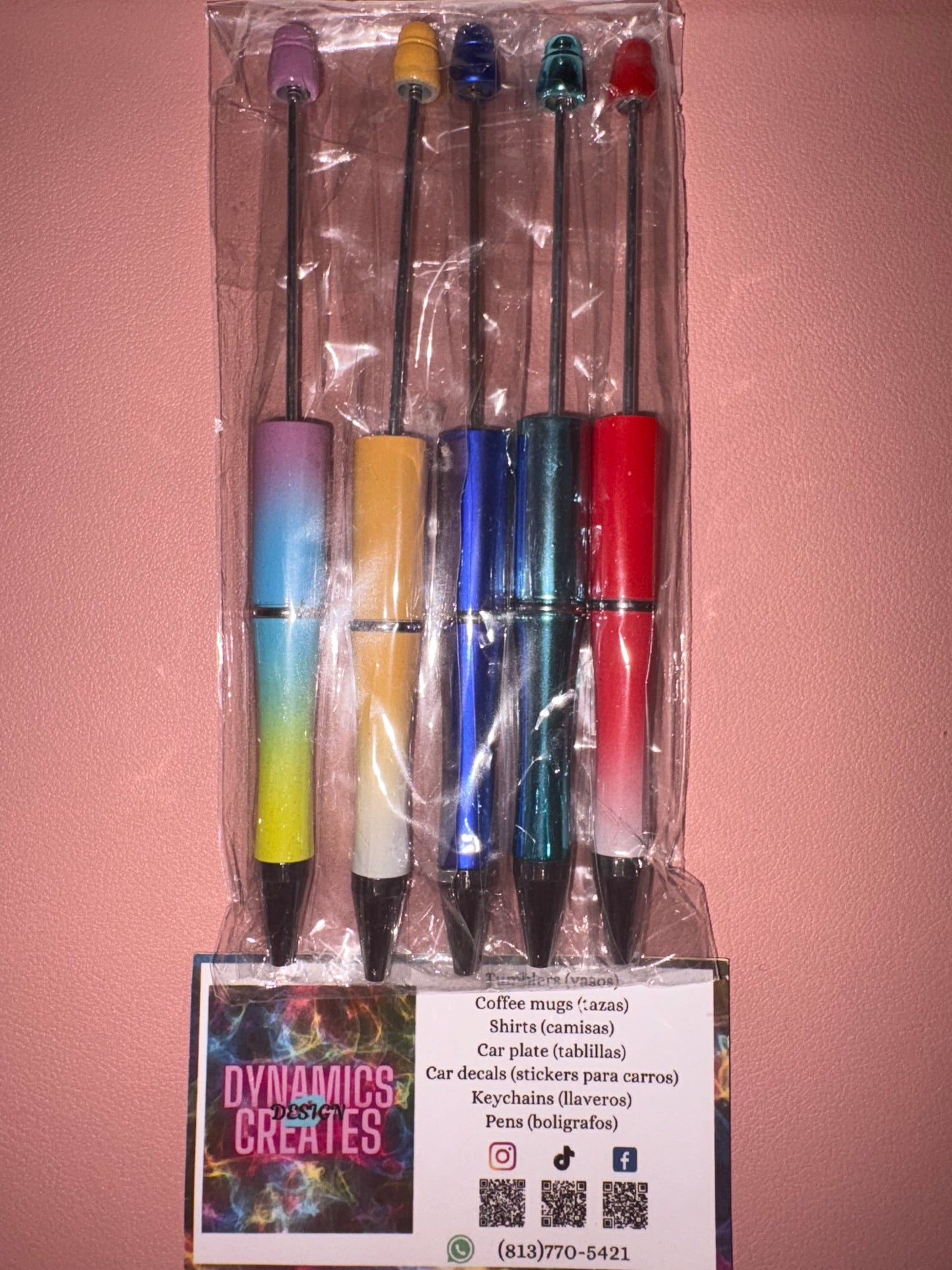 Beadable pens
