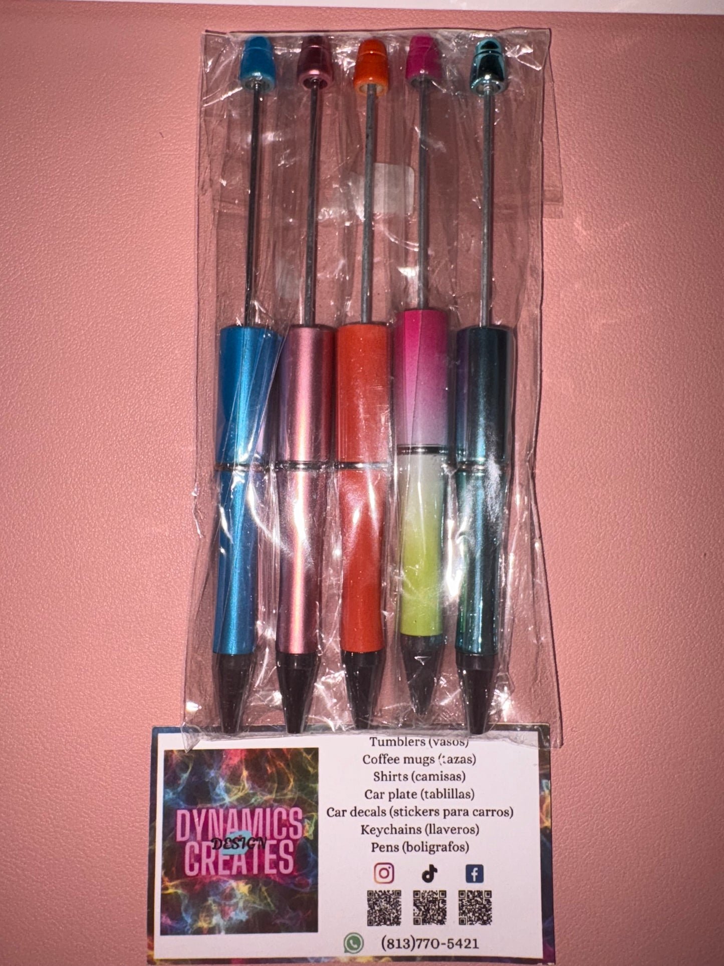 Beadable pens