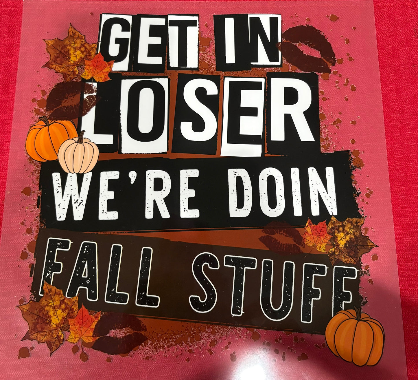 Glitter Clear Films Screen Prints