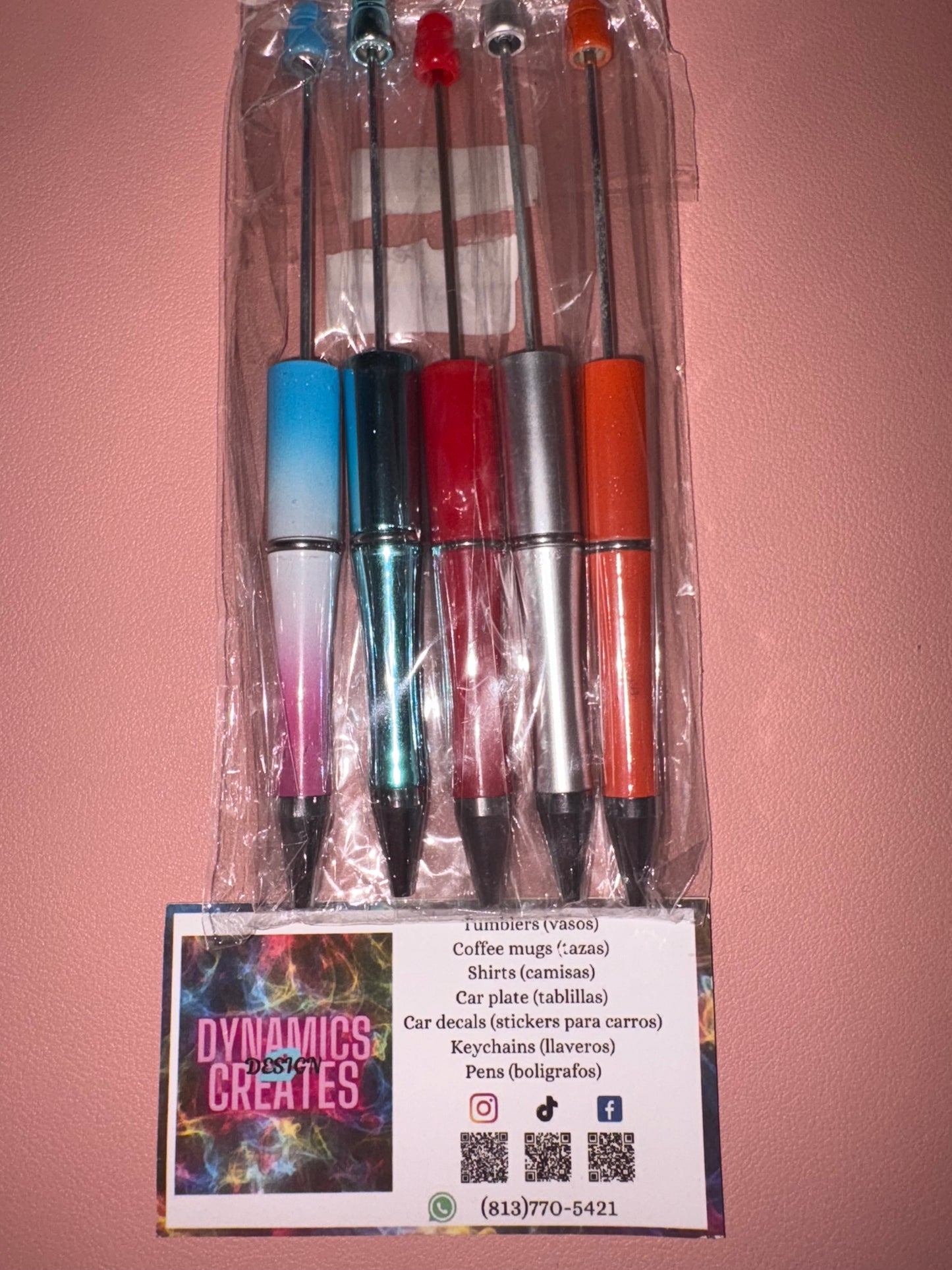 Beadable pens
