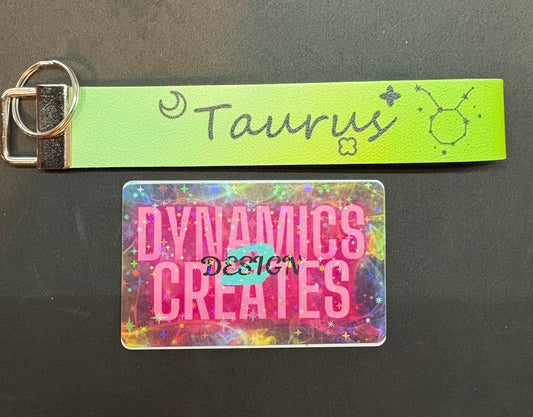 Handmade Zodiac sign landyard Keychain