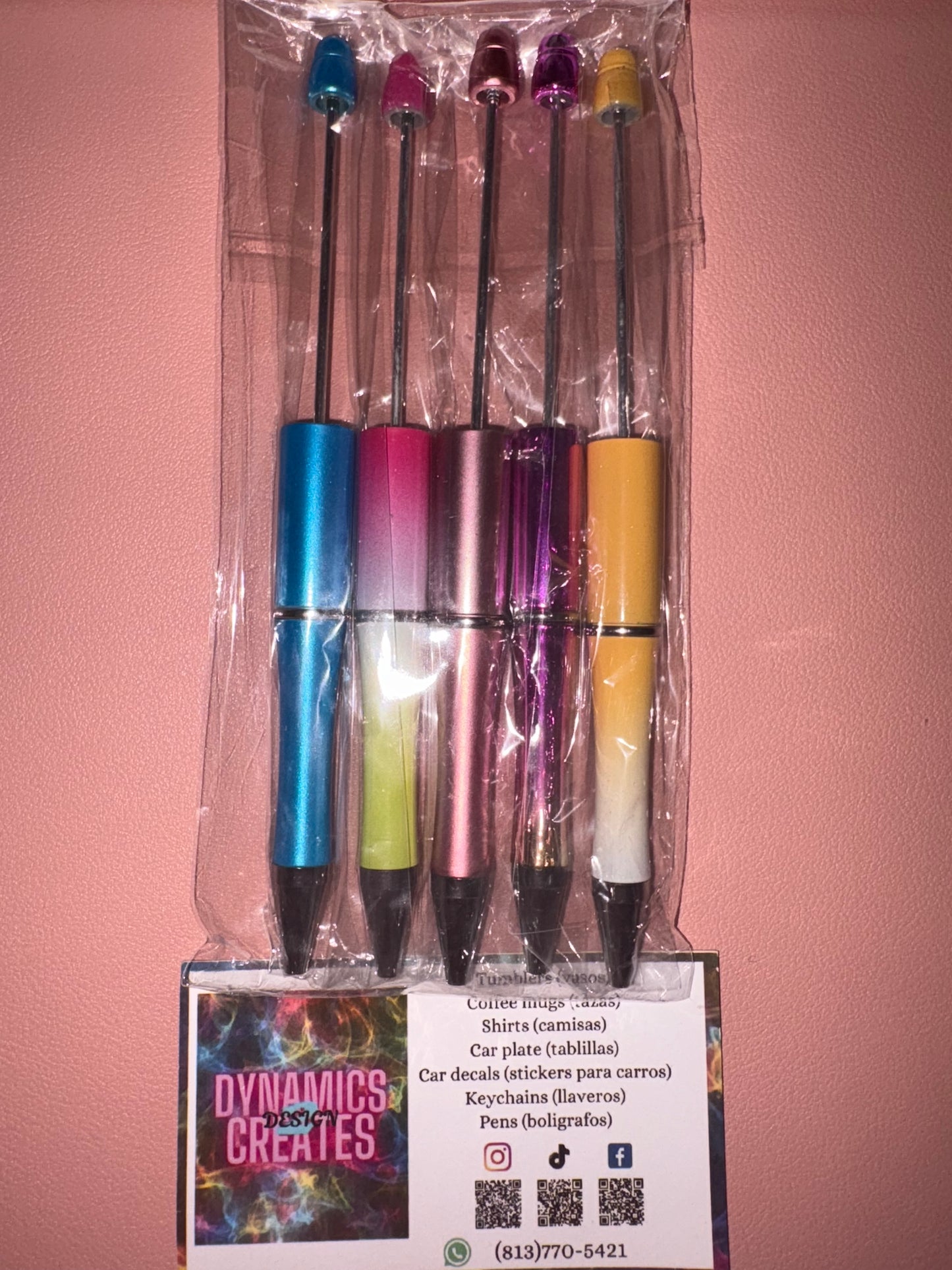 Beadable pens