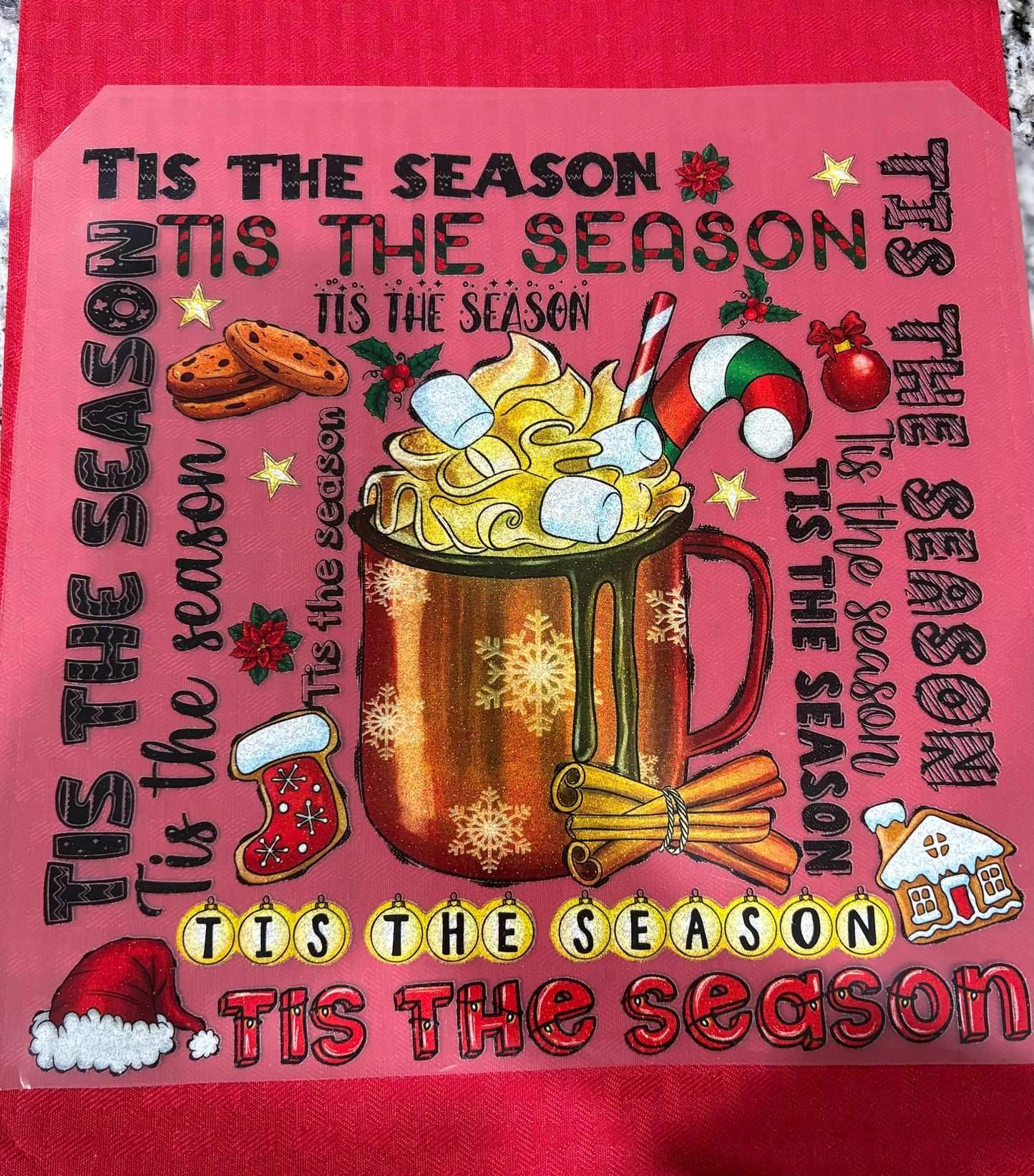 Glitter Clear Films Screen Prints