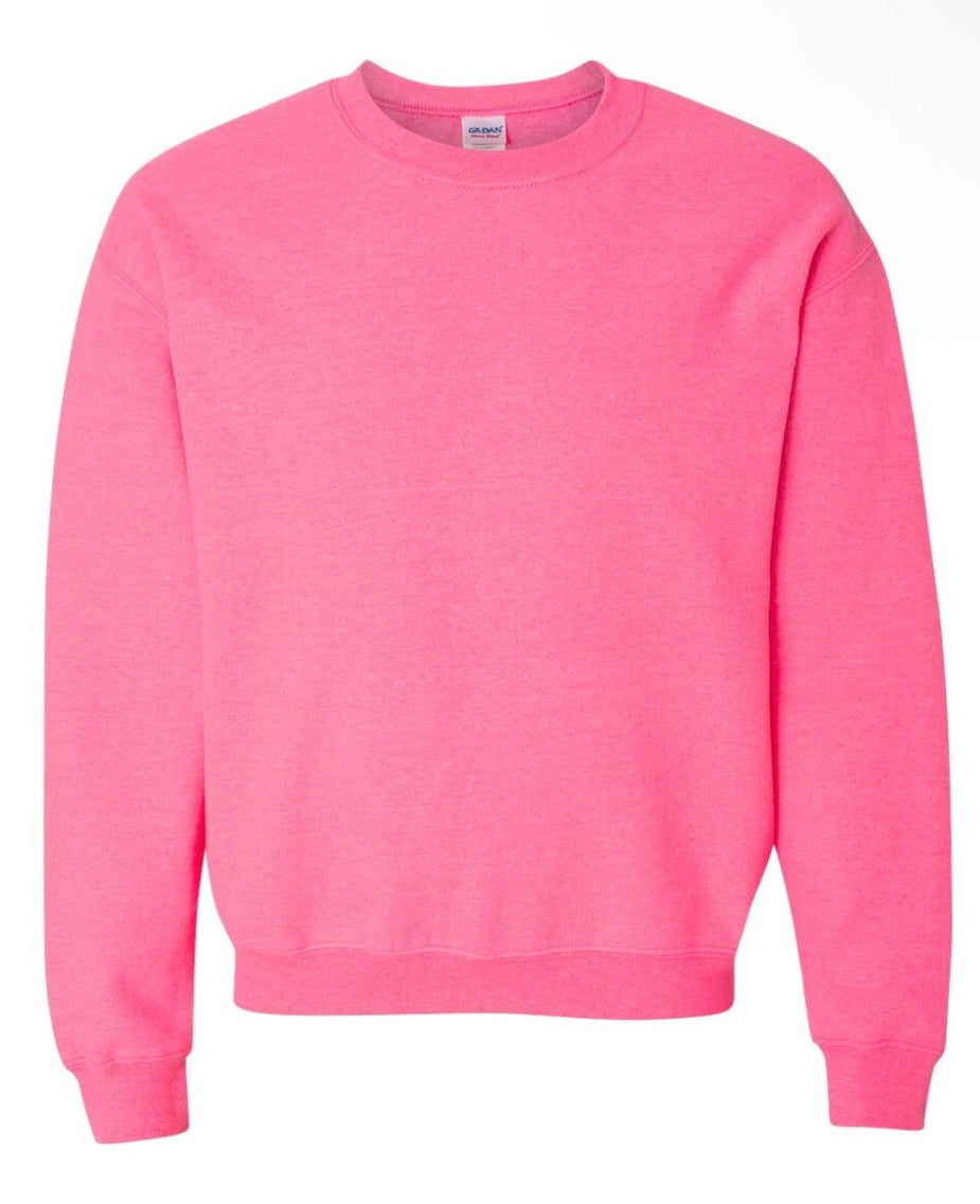 Crewneck Pick your Color & Size Then Claim Design Live Only