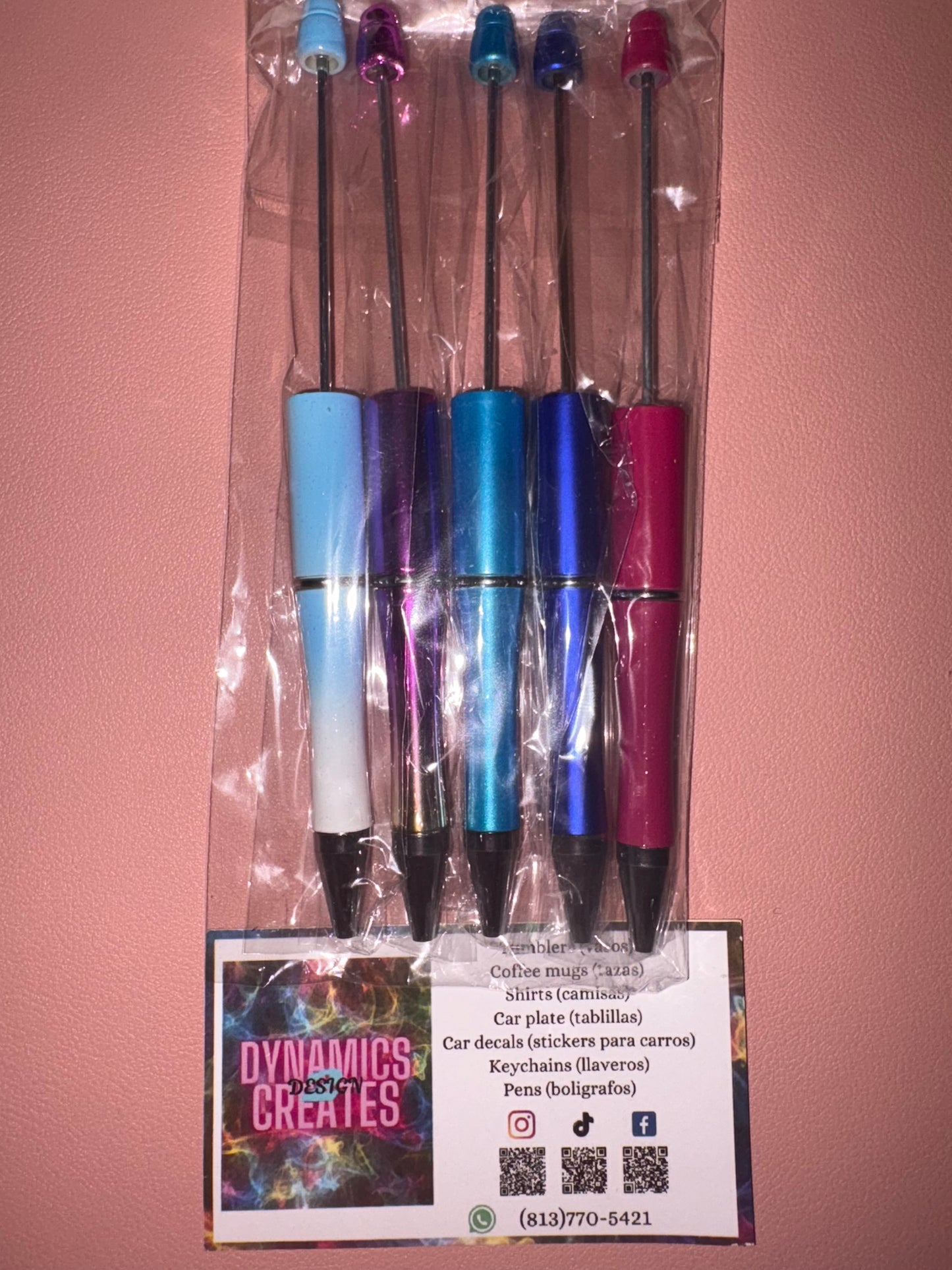 Beadable pens