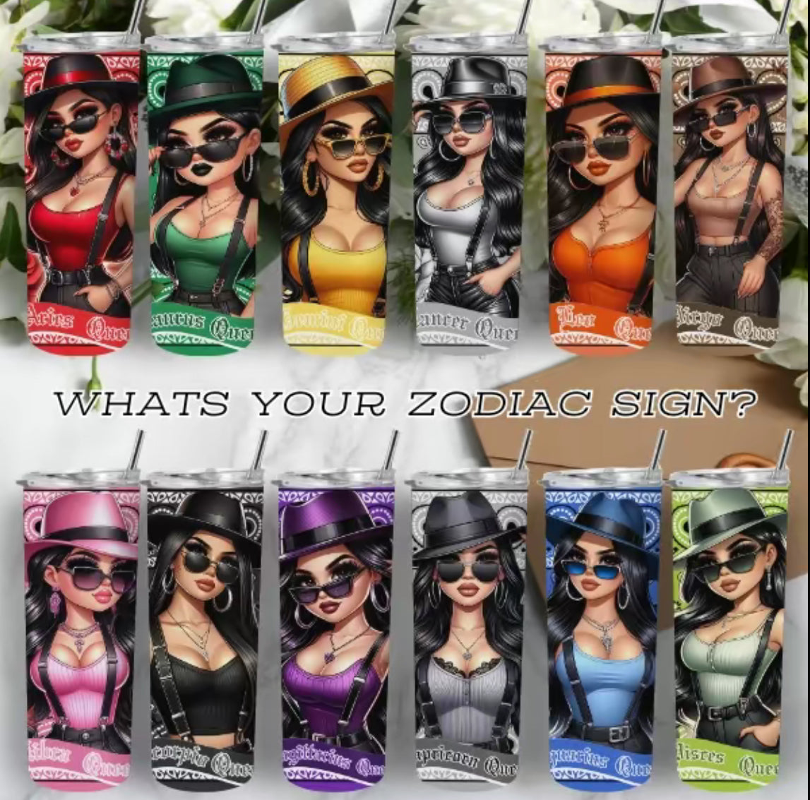 Zodiac signs 20oz Tumbler