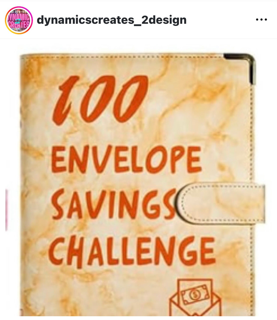 100 Envelopes Savings Challenge Binder